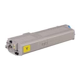 Oki c532 Sarı Muadil Toner 6k