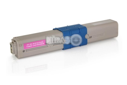 Oki c310 Kırmızı Muadil Toner 2k
