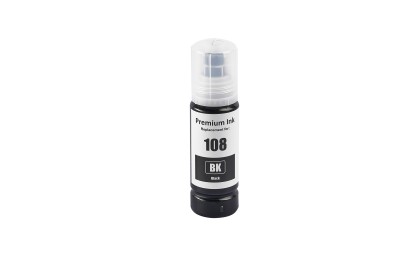 Epson 108 Siyah Muadil Mürekkep 70 Ml.